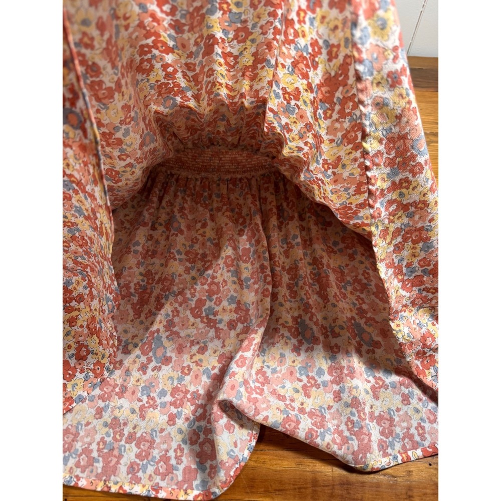 Rails Addison Skirt Womens Small Multi Wildflower Smocked Floral Tiered Mini - Picture 15 of 15